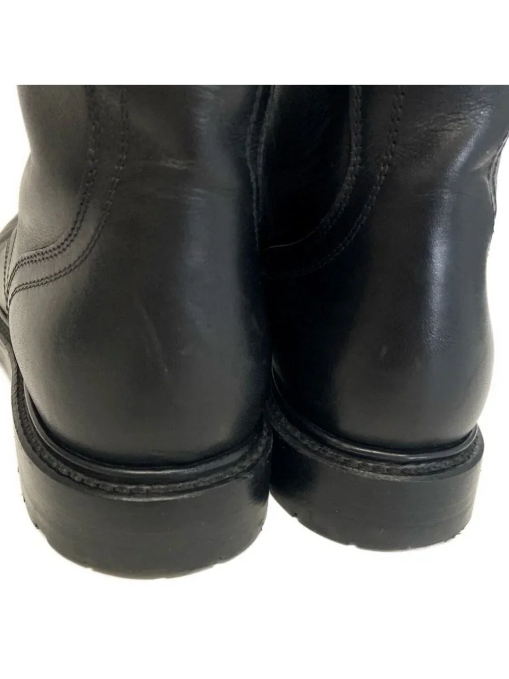 Celine Short Boots 38 Black Leather